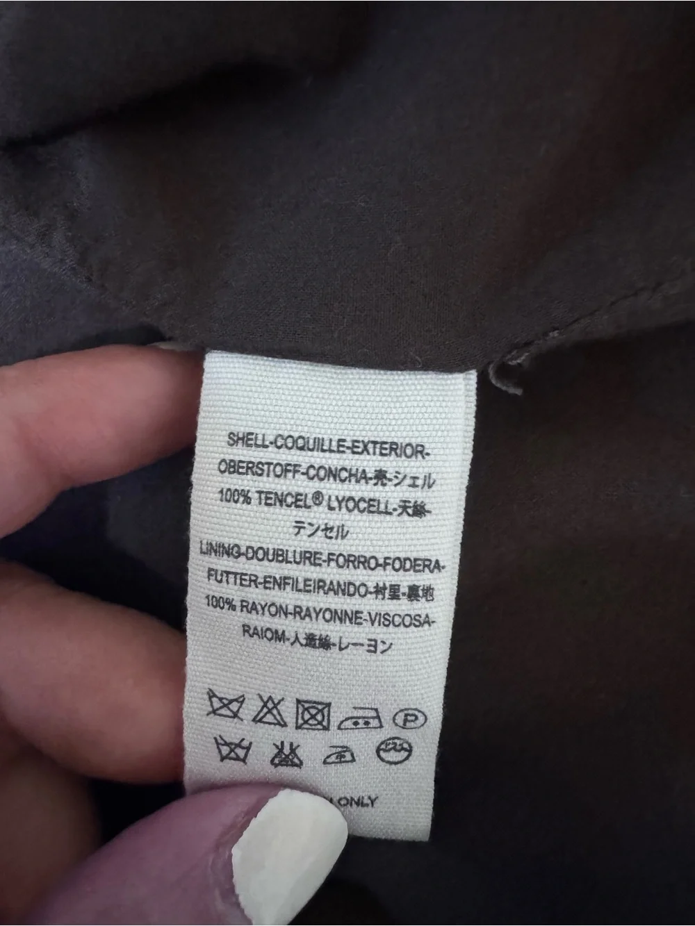 Free People Brown Rayon Kimono with Branded Tab